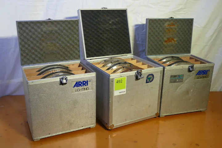 3x Arri Linsenset in Case
